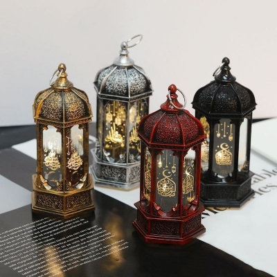 Picture of Retro LED Lamp Ramadan Electronic Light Ramadan Ornament Night Light Party Decor Ramadan Light Eid Al Adha Gift 1Pcs