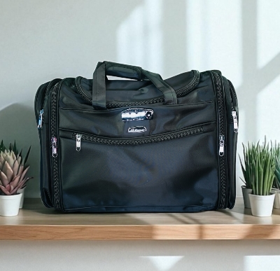 Picture of Family Size 24-28" Inch Travel Bag Echolac Brand Original High Quality black Color Lock Seystem. Waterproof & Washable Travel Bag(b-15)