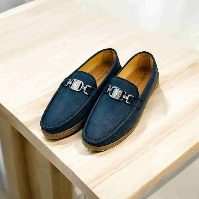 Picture of Super Premium Quality Black Loffer For Men By uniquefootwear (L- 210)