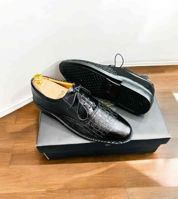 Picture of Premium Oxford Formal Shoes Black Color ( F-259 )