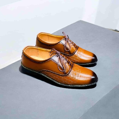 Picture of Premium Oxford Formal Shoes Brown Color ( F-260 )