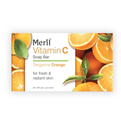 Picture of Meril Vitamin C Soap (Tangerine Orange) - 150 gm