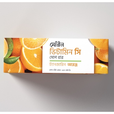Picture of Meril Vitamin C Soap (Tangerine Orange) - 150 gm