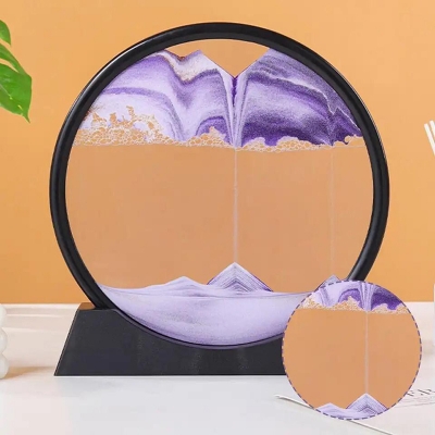 Picture of 3D Moving Sand Art Picture 5/7inch Hourglass