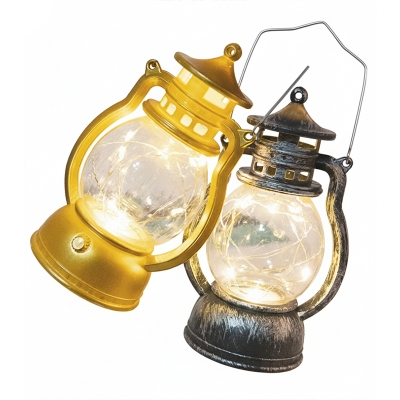 Picture of Retro LED Lantern – Warm Light Vintage Table Lamp for Home, Ramadan & Festival Decoration – 12cm