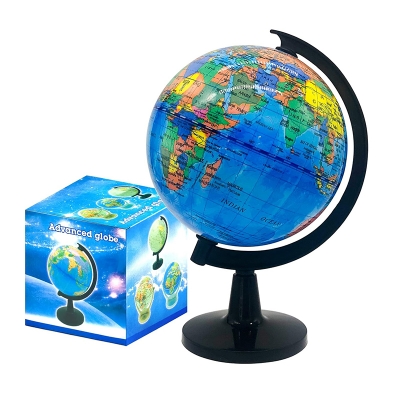 Picture of Educational 10.6cm World Globe for Kids – Rotating Map for Geography Learning, Clear Details, Perfect for Classroom & Desk Decor