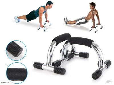 Picture of Combo Pack of 2 Pieces High Push Up Stand  Silver and Black