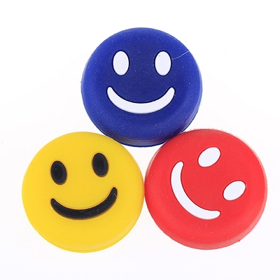 Picture of 3-PCS Tennis Racket Vibration Dampeners - Smile