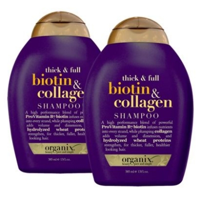 Picture of UK ,USA, Original OGX thik & Full Biotin & Collagen Shampoo Used For male/female 385 Ml