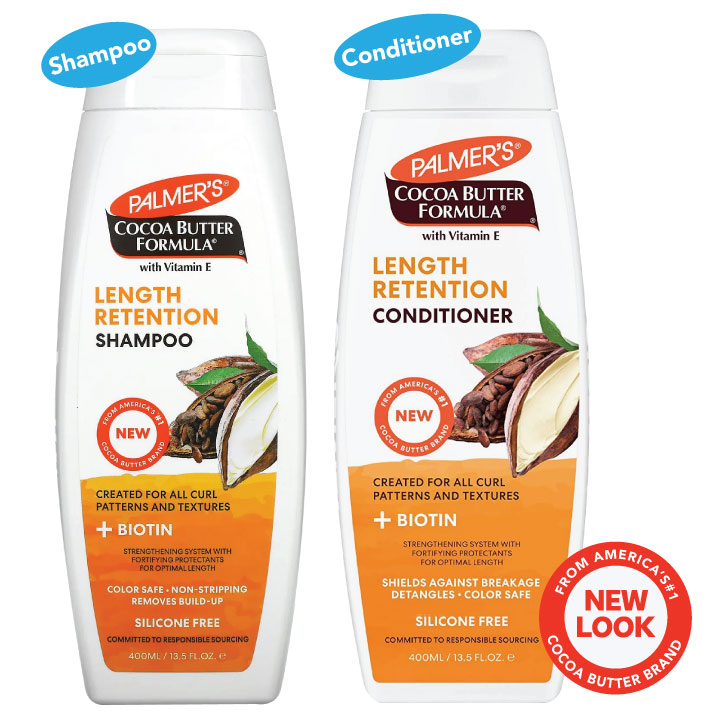 Picture of Palmer's Cocoa Butter Formula Length Retention Shampoo with Biotin and Vitamin E 400ml
