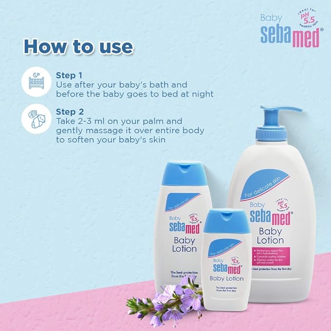 Picture of Original International European Product SebaMed ph 5.5 baby body lotion 200ml