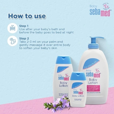 Picture of Original International European Product SebaMed ph 5.5 baby body lotion 200ml