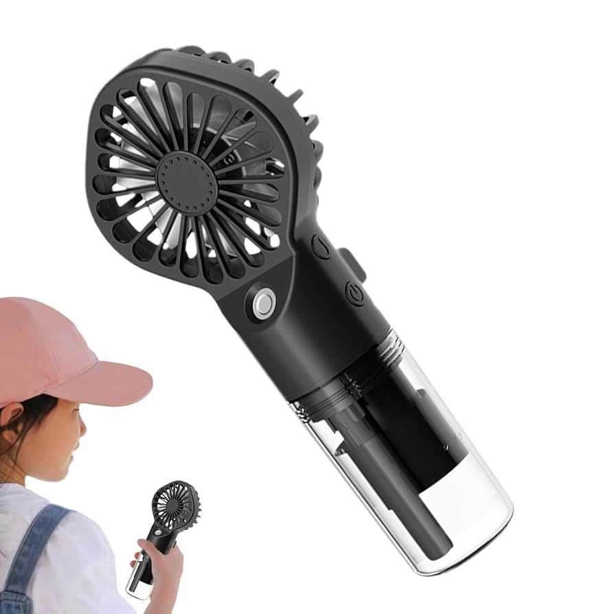 Picture of Portable Hand Held Water Spray USB Cooling Fan - Multi-color