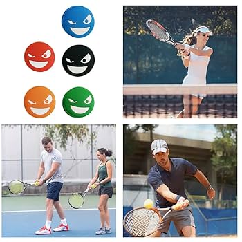 Picture of 3-PCS Tennis Racket Vibration Dampeners - Smile