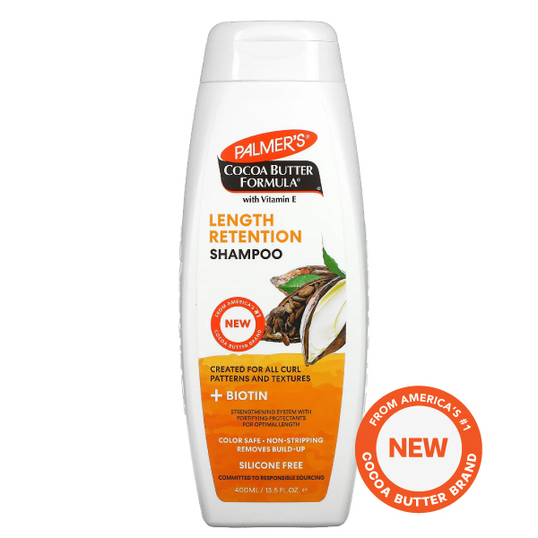 Picture of Palmer's Cocoa Butter Formula Length Retention Shampoo with Biotin and Vitamin E 400ml