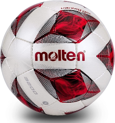 Picture of Molten Soccer Ball Size 5 Vantaggio Football Superior Function and Design Ultimate Visibility for Adults Kids 5000 Match Ball SnowWhite
