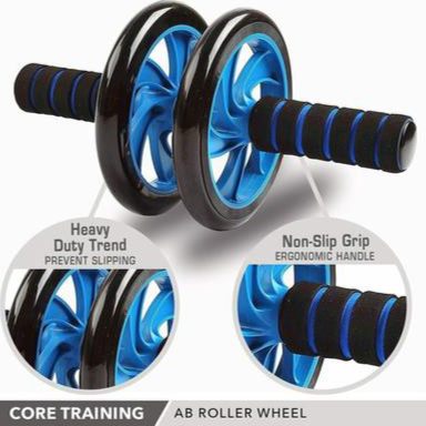 Picture of Health and Fitness Exercise AB Roller Wheel - Blue and Black