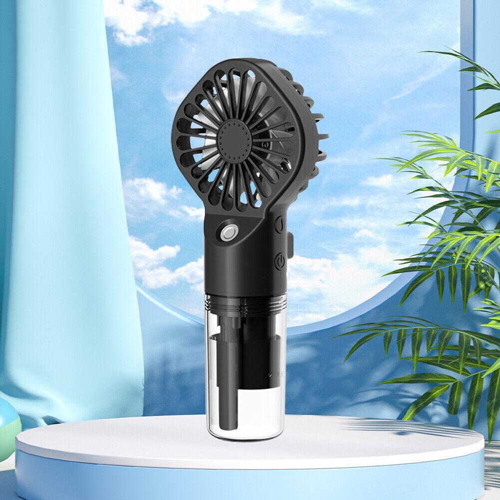 Picture of Portable Hand Held Water Spray USB Cooling Fan - Multi-color