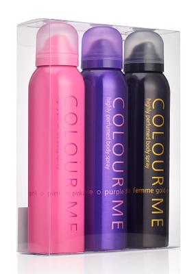 Picture of Colour me Owmen Body Spray Red, purple, blue, pink,-150ML