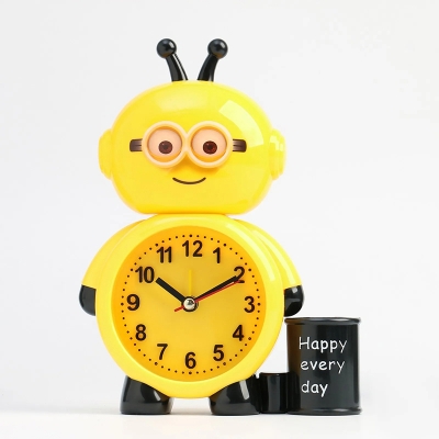 Picture of New Robot Alarm Clock Fashion Personality Creative Alarm Clock Student Bedside Clock Home Alarm Clock Hand Quartz Digital Table Alarm Clock