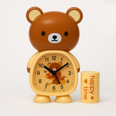 Picture of Happy Time Bear Desk Clock for Kids