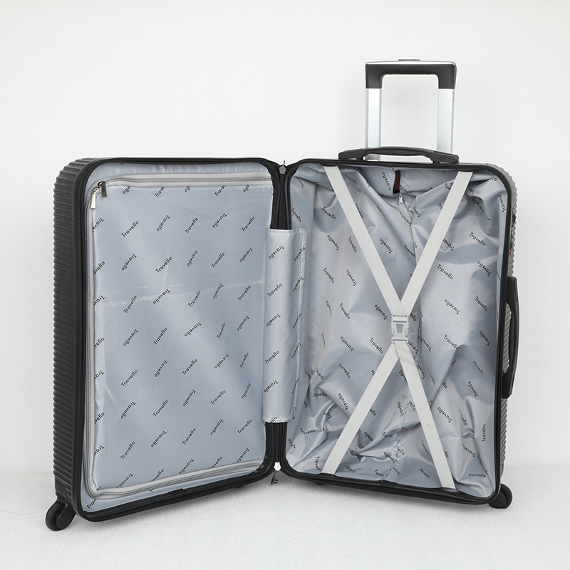 Picture of Travello  24 Inch City Ultra Light Weight Luggage-Trolley Black