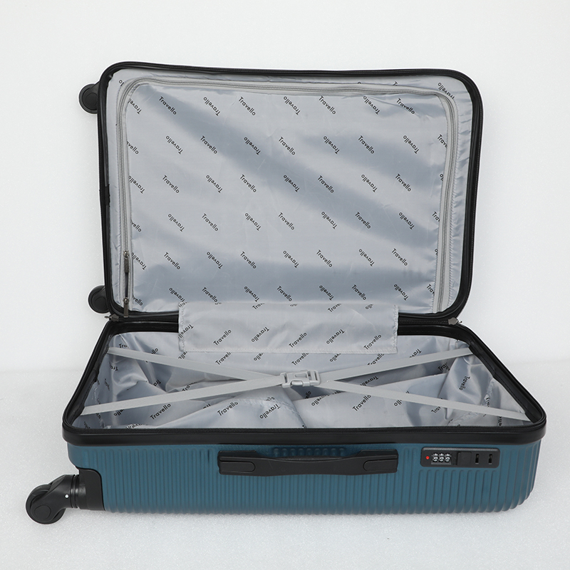 Picture of Travello 24 Inch City Unbreakable Body More Capacity Water Resistant Aluminum Luggage/Trolley/Hardtop- Green