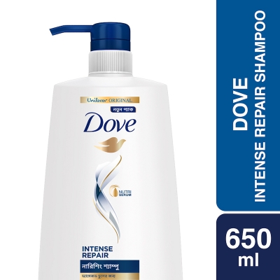 Picture of Dove Daily Shine Shampoo, 650ml | Nourishing Formula for Strong & Beautiful Hair (Mada in India)