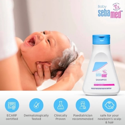 Picture of SEBAMED BABY SHAMPOO FOR DELICATE SCALP (GERMANY) - 150ML