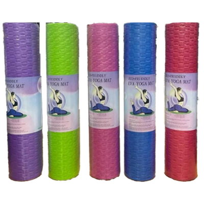 Picture of Eco Friendly Yoga Mat 6mm - Multi Color
