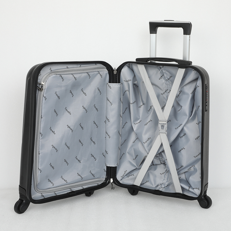 Picture of Travello 24" Black Plain Unbreakable Body More Capacity Water Resistant Aluminum Luggage