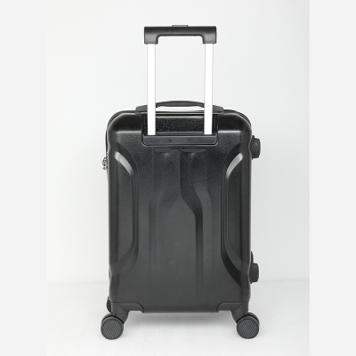 Picture of Travello Luxury Plus 20 Inch Ultra Light Weight Strong Build Quality Water-Resistant Double Caster Wheel Bigger Space Hardtop Luggage-Trolley Black