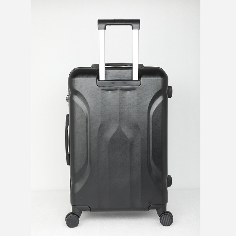 Picture of Travello Luxury Plus 24 Inch Ultra Light Weight Strong Build Quality Water-Resistant Double Caster Wheel Bigger Space Hardtop Luggage-Trolley Black