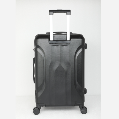 Picture of Travello Luxury Plus 24 Inch Ultra Light Weight Strong Build Quality Water-Resistant Double Caster Wheel Bigger Space Hardtop Luggage-Trolley Black