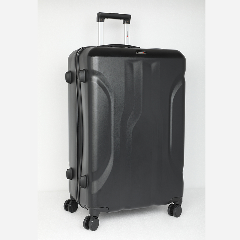 Picture of Travello Luxury Plus 28 Inch Ultra Light Weight Strong Build Quality Water-Resistant Double Caster Wheel Bigger Space Hardtop Luggage-Trolley Black