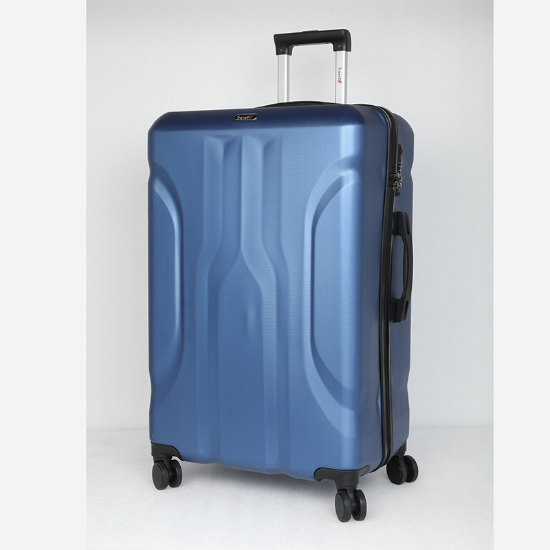 Picture of Travello Luxury Plus 28 Inch Ultra Light Weight Strong Build Quality Water-Resistant Double Caster Wheel Bigger Space Hardtop Luggage-Trolley Dark Blue