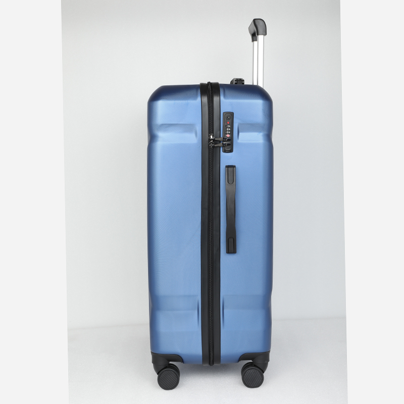 Picture of Travello Luxury Plus 28 Inch Ultra Light Weight Strong Build Quality Water-Resistant Double Caster Wheel Bigger Space Hardtop Luggage-Trolley Dark Blue