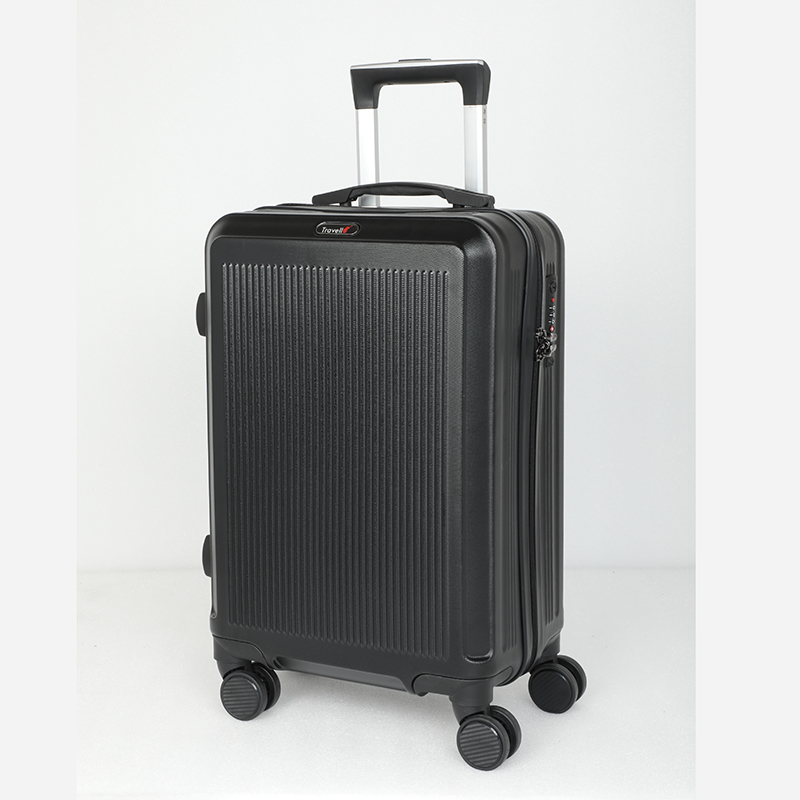 Picture of Travello Royal Zipper Luggage 20" Unbreakable Body More Capacity Water Resistant Aluminum Luggage- Trolley Black
