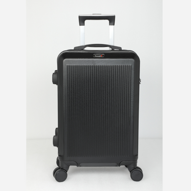 Picture of Travello Royal Zipper Luggage 20" Unbreakable Body More Capacity Water Resistant Aluminum Luggage- Trolley Black