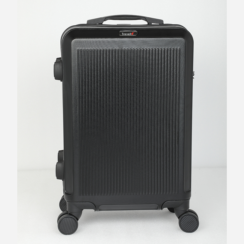 Picture of Travello Royal Zipper Luggage 20" Unbreakable Body More Capacity Water Resistant Aluminum Luggage- Trolley Black