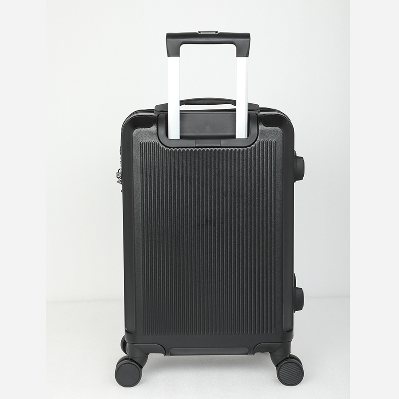 Picture of Travello Royal Zipper Luggage 20" Unbreakable Body More Capacity Water Resistant Aluminum Luggage- Trolley Black