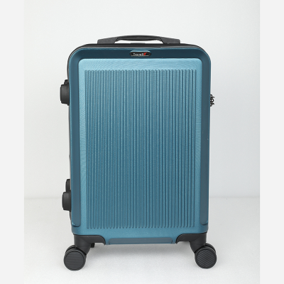 Picture of Travello 20 Inch Royal Zipper Unbreakable Body More Capacity Water Resistant Aluminum Luggage- Trolley Green