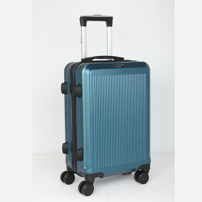 Picture of Travello 20 Inch Royal Zipper Unbreakable Body More Capacity Water Resistant Aluminum Luggage- Trolley Green