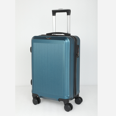 Picture of Travello 20 Inch Royal Zipper Unbreakable Body More Capacity Water Resistant Aluminum Luggage- Trolley Green