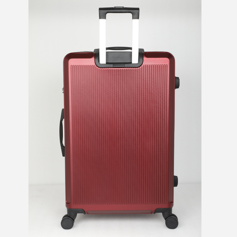 Picture of Travello 28 Inch Royal Zipper Unbreakable Body More Capacity Water Resistant Aluminum Luggage- Trolley Dark Red