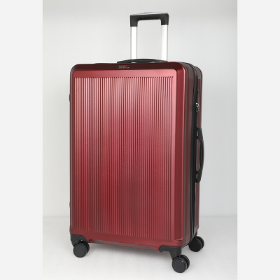 Picture of Travello 28 Inch Royal Zipper Unbreakable Body More Capacity Water Resistant Aluminum Luggage- Trolley Dark Red