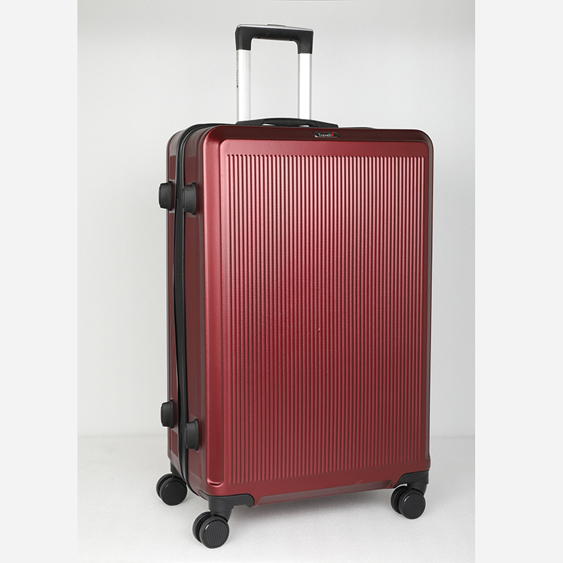 Picture of Travello 28 Inch Royal Zipper Unbreakable Body More Capacity Water Resistant Aluminum Luggage- Trolley Dark Red