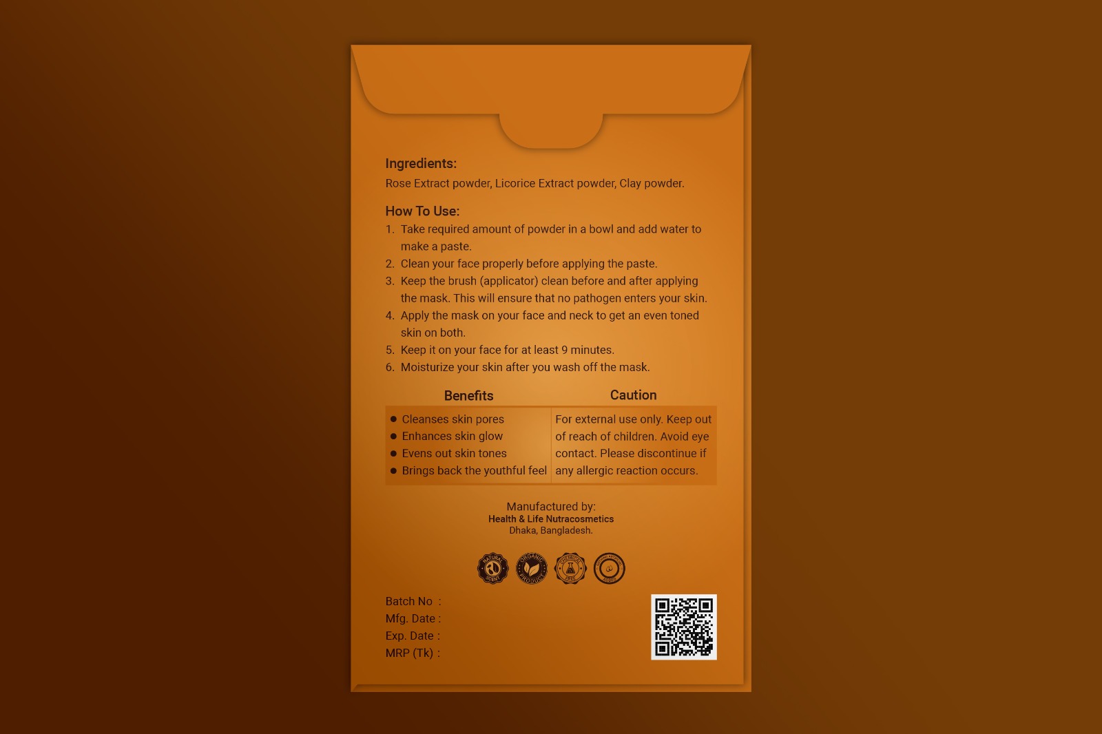 Picture of BIO ORGANIC SKIN GLOWING PACK – Deep Cleanse, Brighten & Boost Radiance Naturally