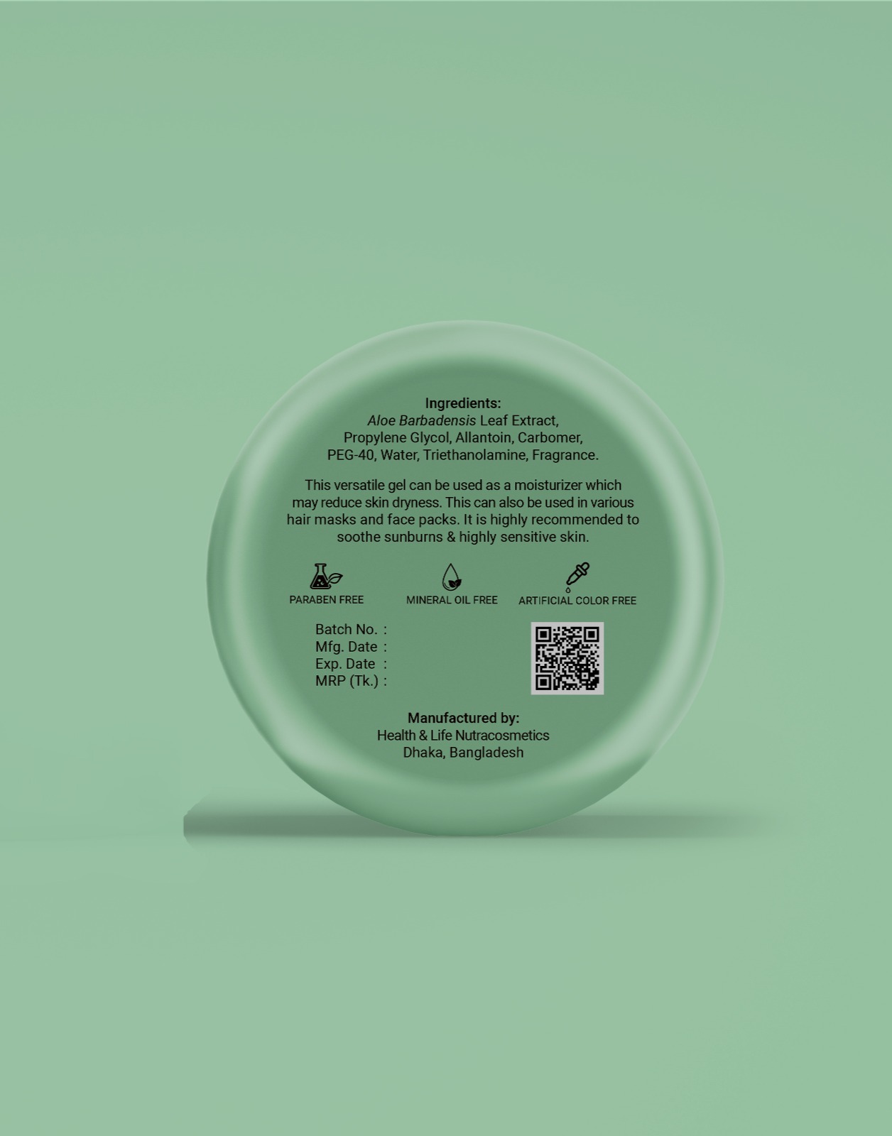 Picture of Bio Organic Aloe Vera Soothing gel - 300ml