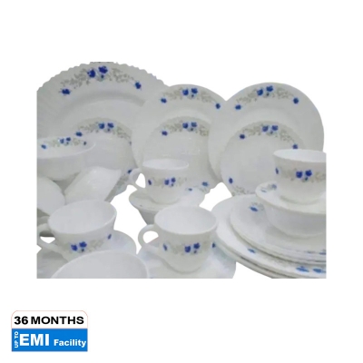 Picture of 42Pcs Pyrex Opal Glassware White Oven Save Dinner Set - Dinner Set